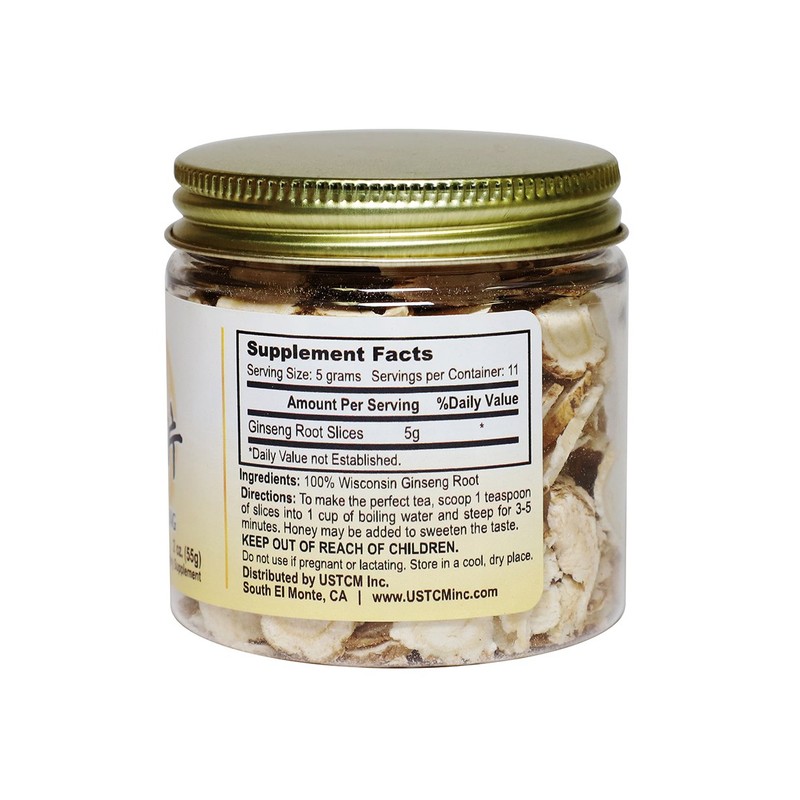 USTCM Wisconsin American Ginseng Slices (2oz)
