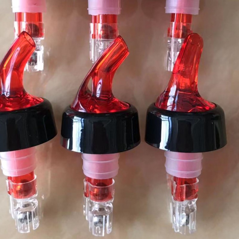 6pcs Bottle Pourers Spout Food Grade Plastic Liquid Dispenser Bottle