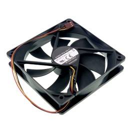 New Case Cooling fan for A12025-12CB-3BN-F1 DF1202512SELN 12025, DC 12V 0.16A 1000RPM 38.6CFM 3-Pin 3-Wire Silent Chassis Fan Size: 120x120x25mm.