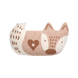 David Fussenegger Fox Cushion 30 x 50 cm Children's Cushion Cuddly Cushion Made of Recycled Cotton Sustainably Produced ÖkoTex100 GRS Made in Austria Colour Dark Orange
