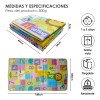 Tapete De Bebé Gateo Multiusos Espuma Juegos Seguridad Amarillo Letras