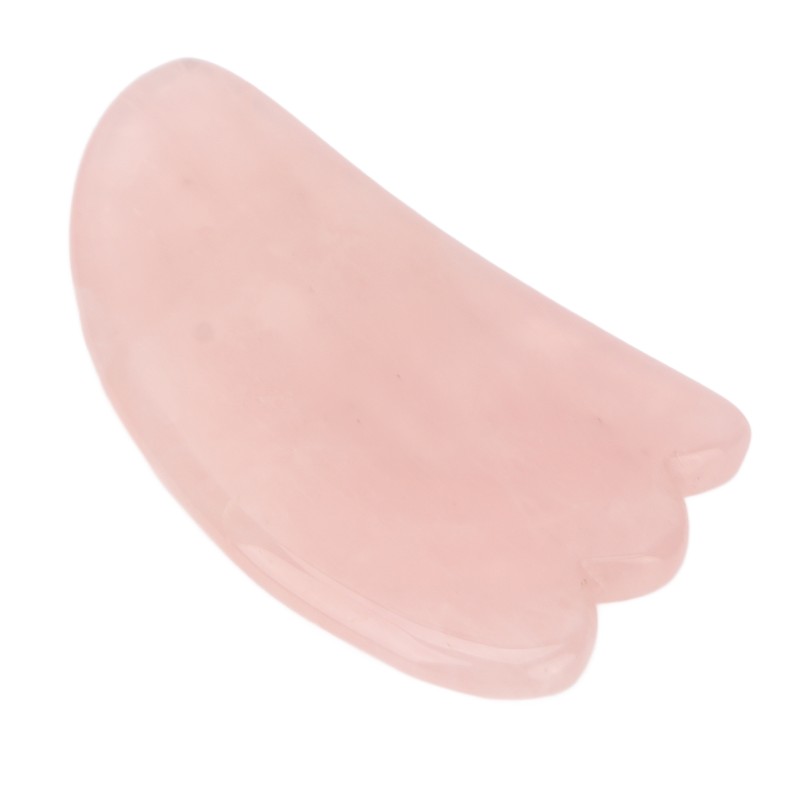Scrapping Plate Pink Crystal Highly Polished Translucent Gua Sha Board