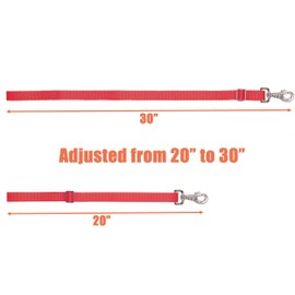 Loaged Adjustable Nylon Bucket Strap （3 Pack）- for Hay Nets, Water Buckets, Hanging Strap,Horse Outdoor Feeders,Heavy Duty Horse Water Feed, 30" (Red)