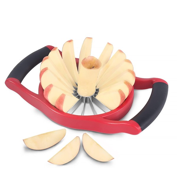 5.12 Inch Extra Large Apple Slicer, 16-Slices Heavy Duty Apple