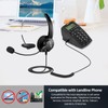 AGPtek® Call Center Dialpad Headset Telephone with Tone Dial Key