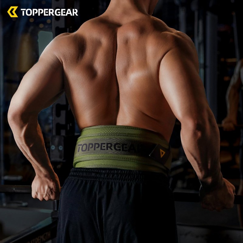 TOPPERGEAR Power Armor Belt Nylon Training Belt Double Construction Heavy