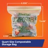 Hefty Compostable Press-To-Close​ Quart 40 Count