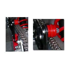 TM Designworks Powerlip Power Roller Bracket Kit Honda TRX 450R BLACK All Years