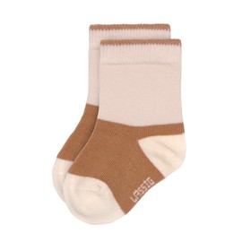 LÄSSIG Unisex Children's and Baby Socks Set of 3 Pink Caramel Size 15-18