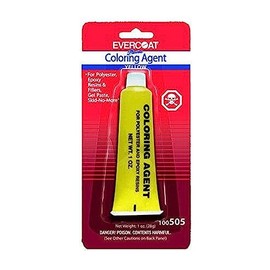 FIBRE GLASS-EVERCOAT CO Color Agent(1 Oz.), Sunset Yellow