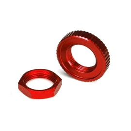Traxxas 8345R Red-Anodized Aluminum Servo Saver Nuts