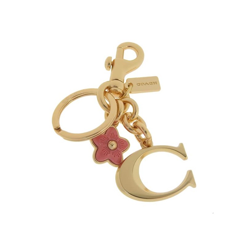 Coach c8627 Women's Key Ring, Gold, gold