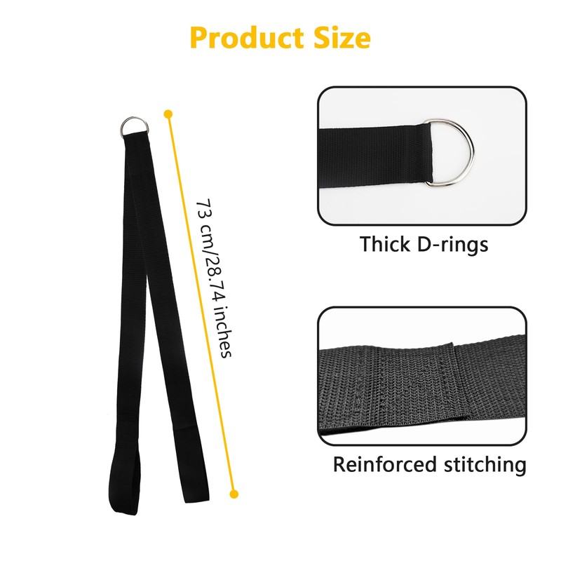 APOMOONS Triceps Rope with Storage Bag, Cable Pull, Triceps Training