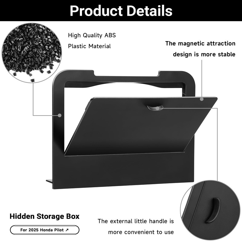 Hellet 2PCS Center Console Organizer Compatible with Toyota 2025 2026