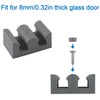 INCREWAY 4PCS Framed Sliding Silicone Door Bumpers Suitable for All