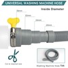 SDLDEER Washing Machine Hose 1m, Universal Drain Hose Extension Kit