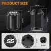 CLUBRALLY Black Golf Cart Center Caps & Wheel Lug Nuts