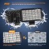 Nilight 4.4 Inch Square Utility LED Work Light W/Integrated Toggle