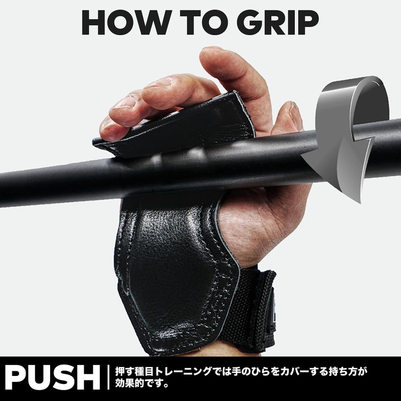 THE WEIGHT COMPANY Cowhide Leather Power Grip Pro Genuine Product