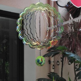 Rooster Wind Spinners 3D Hanging Wind Spinner Outdoor Clearance for Yard and Garden Decor 12inch Chicken Gifts for Women Mom
