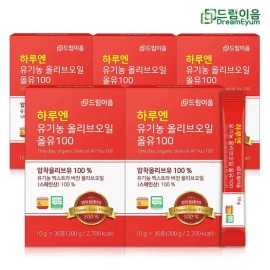드림이음 하루엔 엑스트라버진 피쿠알 유기농 올리브오일 스틱 10g x 30포 5박스