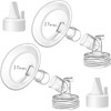 PumpMom-us 17mm Oval Flanges with Soft Rim Compatible with Spectra