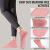 Risipu 5 Pairs Grip Pilates Socks for Women,Non-slip Yoga Athletic