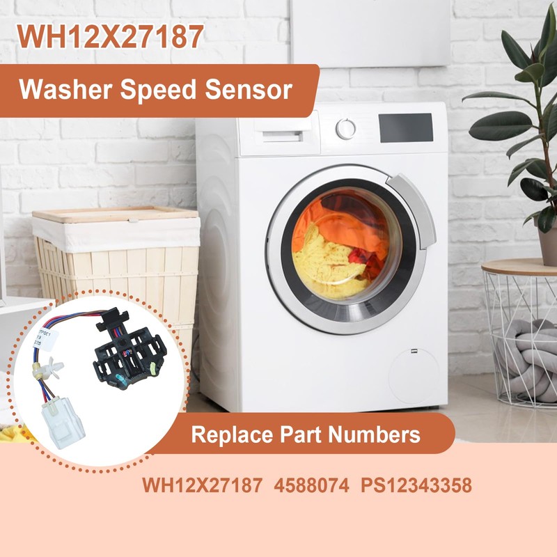WH12x27187 Washer Speed Sensor for GE Washing Machine Speed Sensor