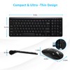 YXLILI Wireless Keyboard and Mouse Combo Quiet Keyboard and Mouse