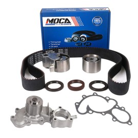 MOCA Timing Belt Water Pump Kit fit 96-02 for Toyota 4runner & 95-98 for Toyota T100 & 95-04 for Toyota Tacoma & 00-04 for Toyota Tundra 3.4L 5VZFE Engine