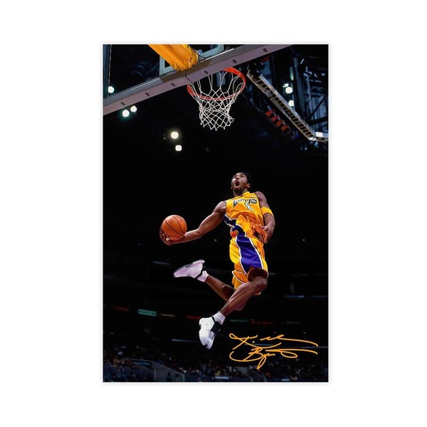 Kobe Poster Bryant Wall Art for Room Aesthetics Boy Bedroom
