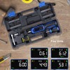 PUIBERS 46 Pcs Digital Torque Screwdriver Set 1/4",0.8-53.2 LB.IN Adjustable