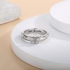 Butterfly Spinner Just Breathe Rings for Women 925 Sterling Silver