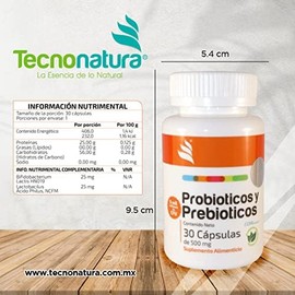 PROBIOTICOS PREBIOTICOS FLORANAT c30 capsulas TECNONATURA