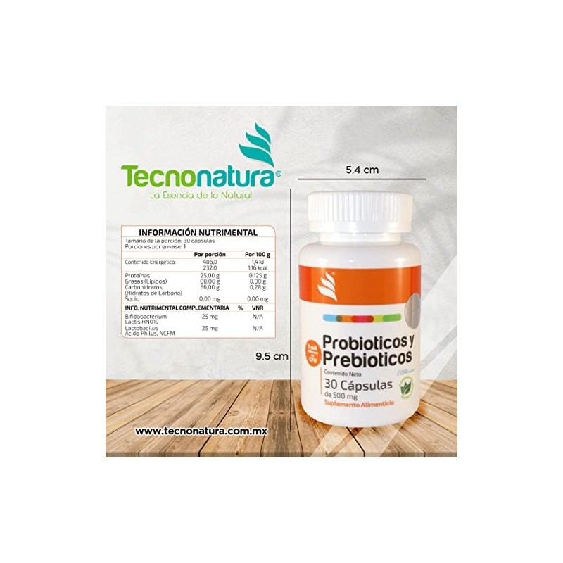 PROBIOTICOS PREBIOTICOS FLORANAT c30 capsulas TECNONATURA
