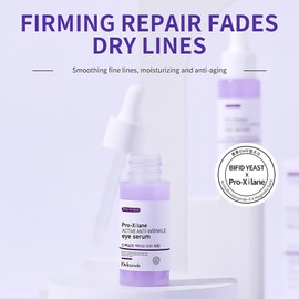 DEleventh Korean Brand Pro-Xilane Refresh Wrinkle-Care Eye Serum 30ml / Maintaining Youthfulness, Reduces Puffiness, Dark Circles, & Firms Skin, Hydrating, Brightening, and Revitalizing Formula for Youthful Eyes