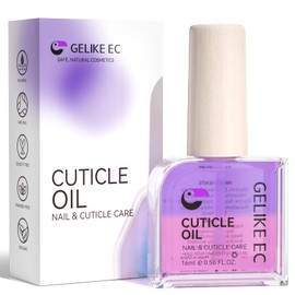gelike ec Cuticle Oil For Nails - Natural Lavender Smell Essential Oil Blend of JOJOBA Oil and Vit E, Nourishing and Soften Nails