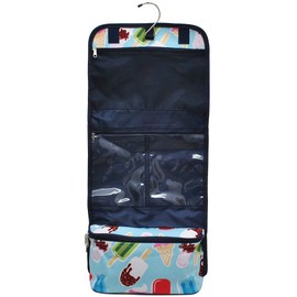 Ice Cream World NGIL Toiletry Cosmetic/Jewelry Organizer Travel Pouch
