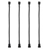 4pcs 4 Pin Fan Extension Power Cable Computer PC Fan