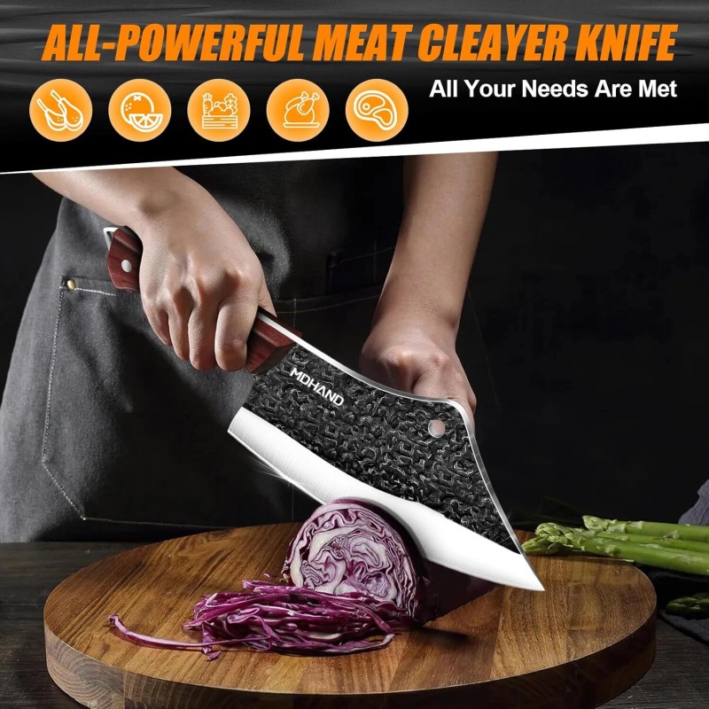 Unbranded Butcher Knife Set 14 PCS Chef Knife Set Hand