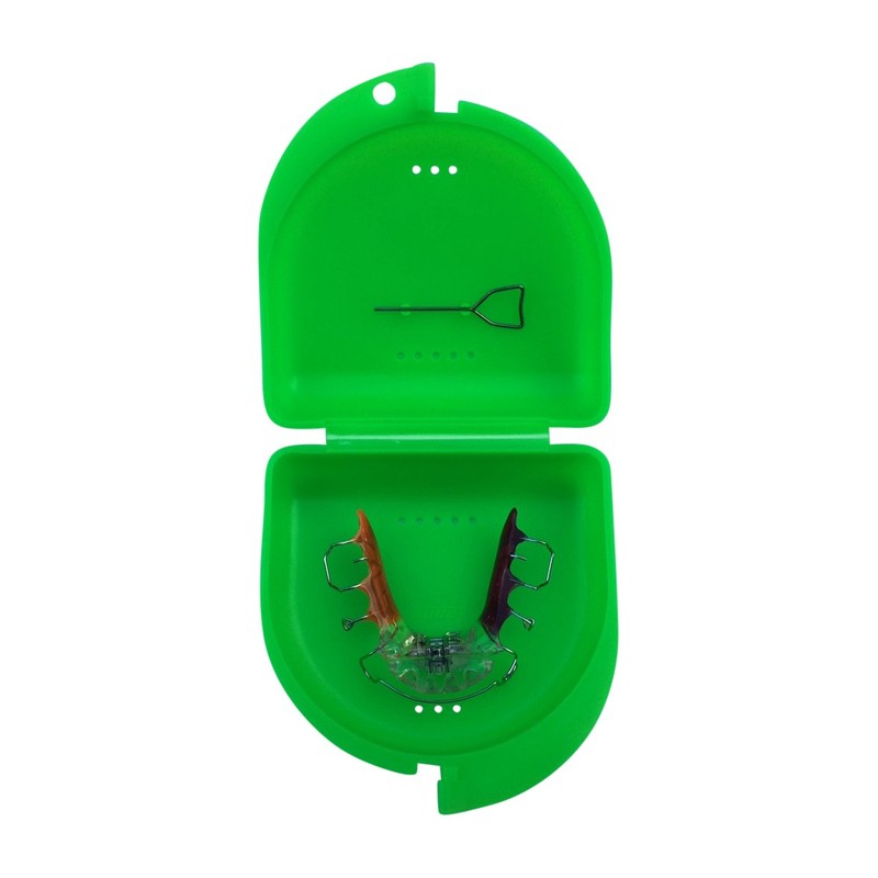 Snorflex Bite Box, Storage Tin, Retainer, KFO Box, Braces Box,