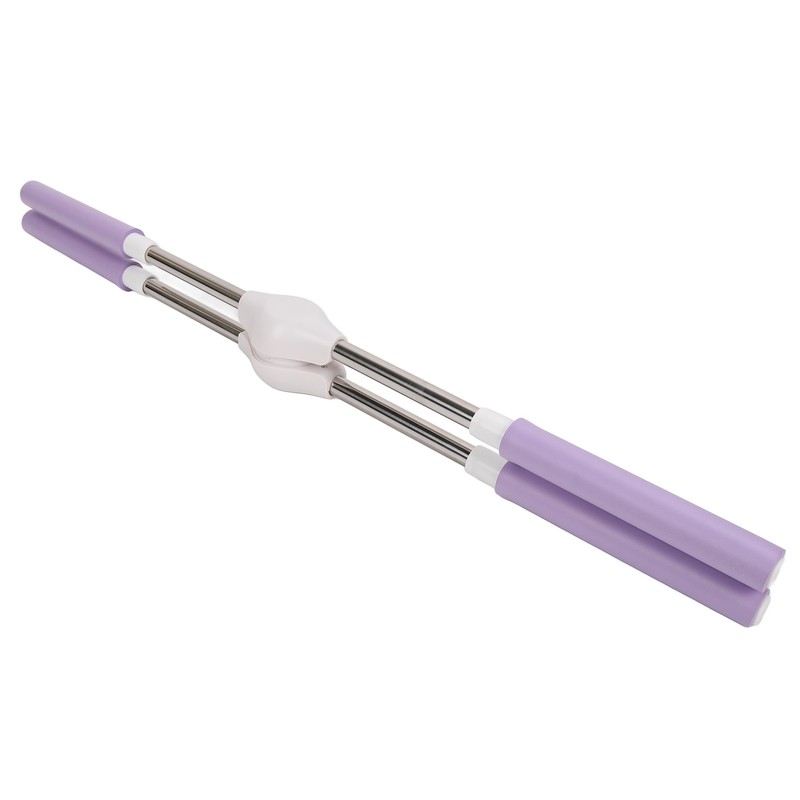Yoga Pranayama Stick Purple Stainless Steel Correct Hunchback Open Shoulder