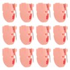 12pcs Cubicle Clips for Fabric Walls, Plastic Stainless Steel Push