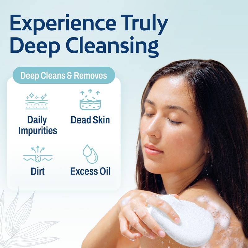 HartFelt Bath Sponge | Soft Exfoliating Body Sponge for Dead