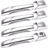 Sawtooth 2005-2009 Chrome Door Handle Cover w/Driver Keyhole for Chrysler