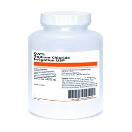 Solución salina estéril 0.9% – Grado USP - Lavado de heridas de uso múltiple, cuidado posterior a perforaciones y tatuajes – Fabricado en EE. UU. - Pa