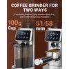 AMZCHEF Coffee Grinder, Coffee Bean Grinder for Home Use with