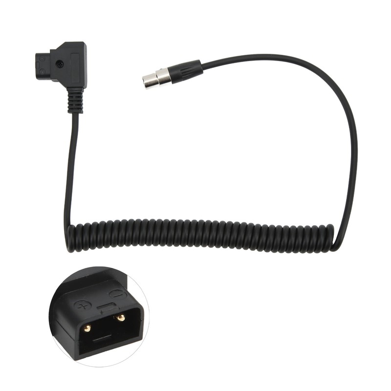 D TAP Male to 4 Pin Mini XLR Adapter Power