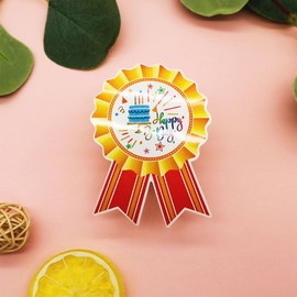 OHPHCALL Happy Birthday Stickers 100pcs Birthday Party Supplies Stickers Decorations Envelope Seals