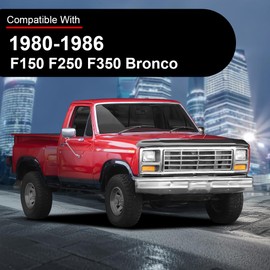 DOTCOM Dash Board Cover Panel, Fit Ford F100 F150 F250 F350 Bronco 1980 1981 1982 1983 1984 1985 1986, Wine Red